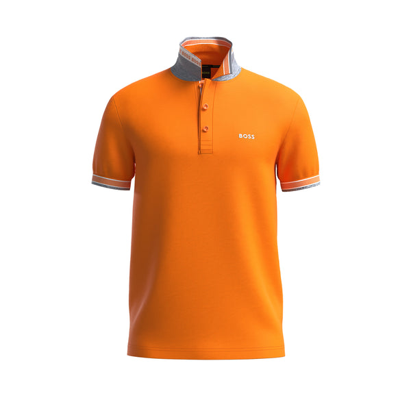 Boss polo t-shirt Paddy orange/829