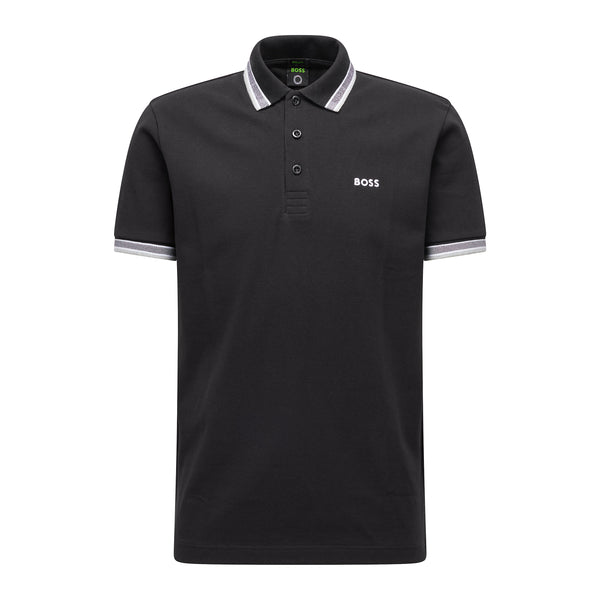 Boss polo t-shirt Paddy sort/001