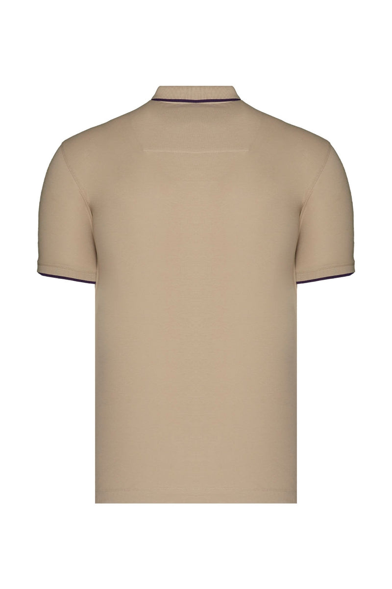 Aeronautica polo t-shirt PO1604p82 sand