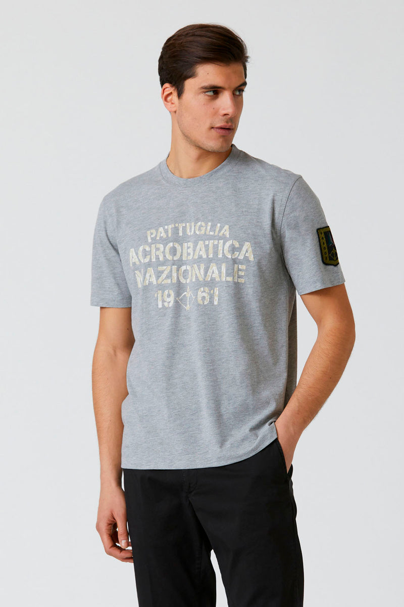 Aeronautica t-shirt TS2063 gråmelange