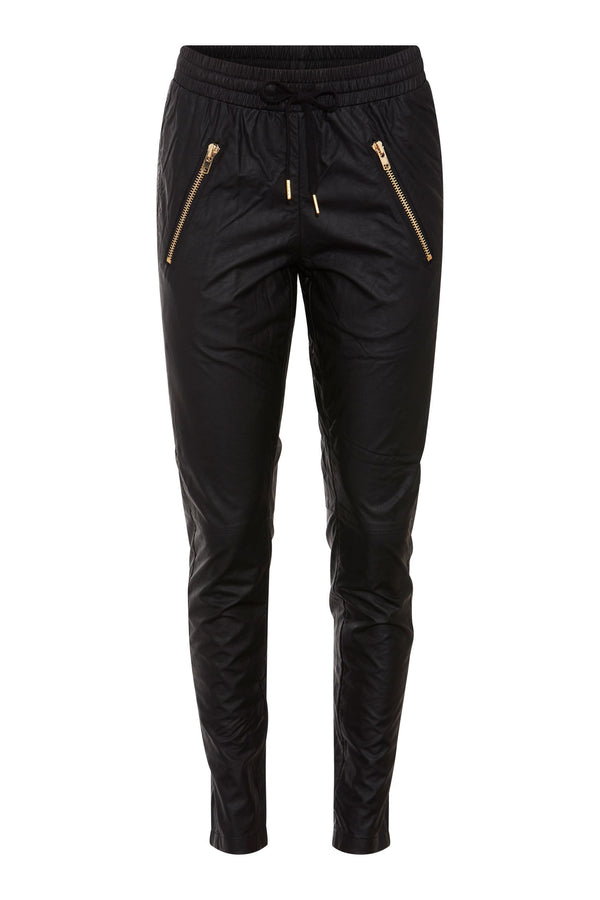 Rue de Femme Bukser Skin Fatale Sort m.Guld
