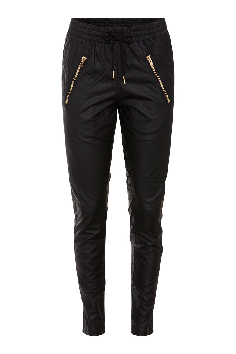 Rue de Femme Bukser Skin Fatale Sort m.Guld