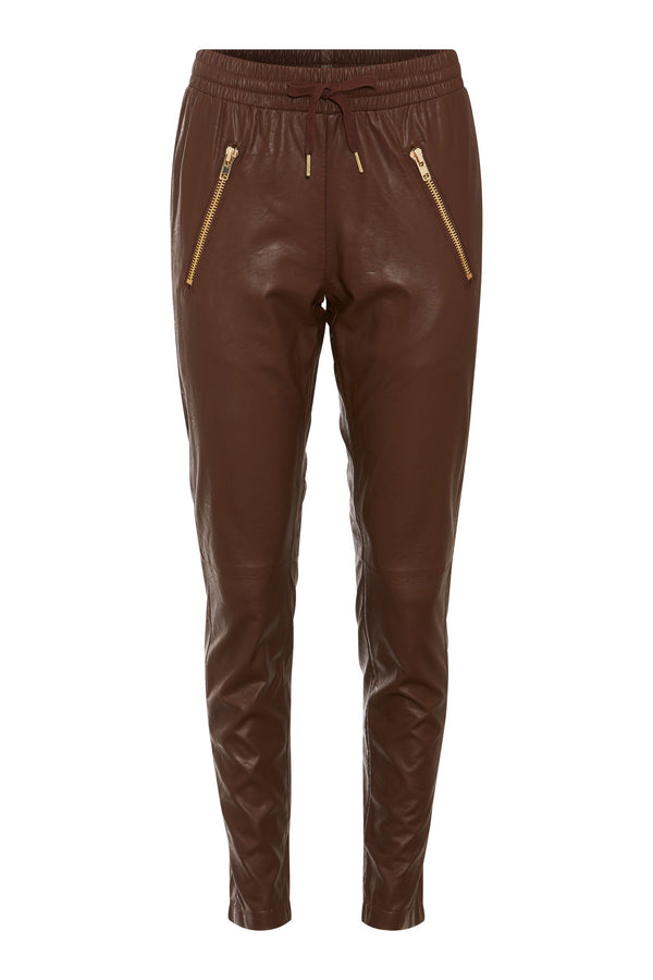 Rue de Femme Bukser Skin Fatale Brun m.Guld