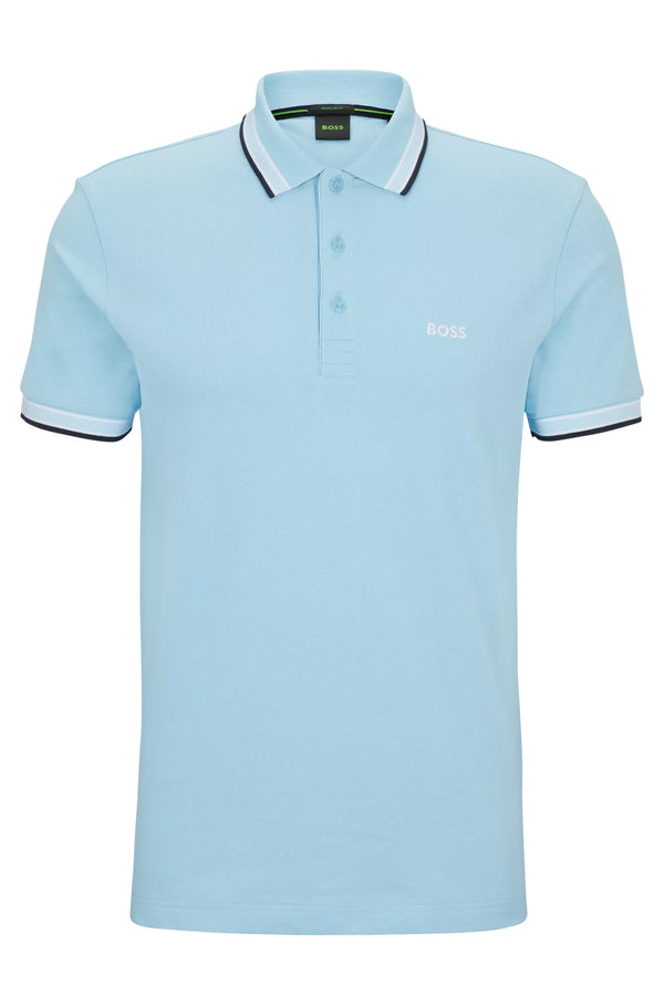 Boss polo t-shirt Paddy lysblå/492