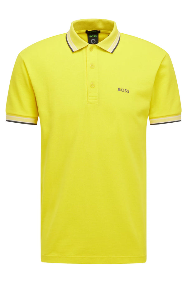 Boss polo t-shirt Paddy gul/738
