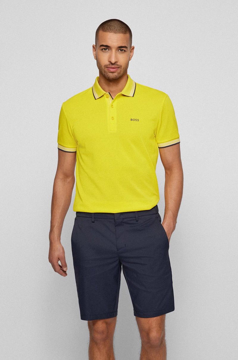 Boss polo t-shirt Paddy gul/738