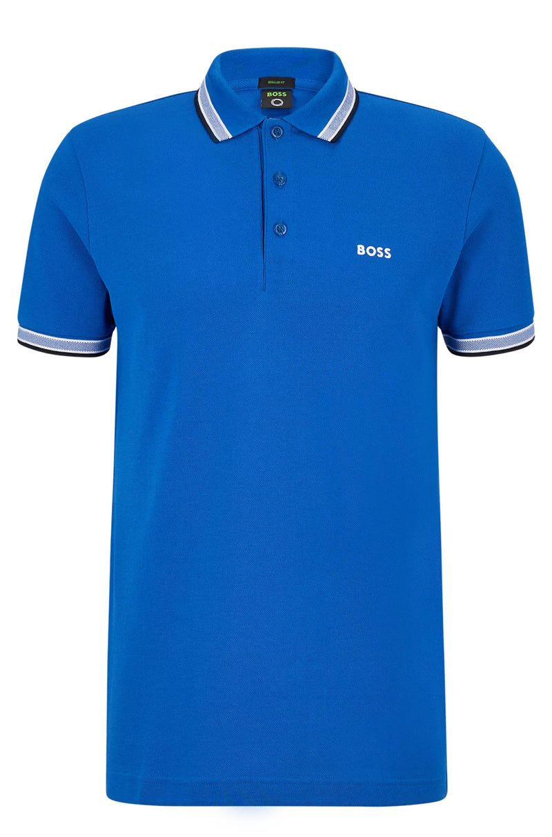 Boss polo t-shirt Paddy blå/420