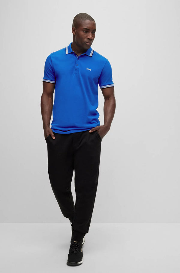 Boss polo t-shirt Paddy 50469055 blå/420