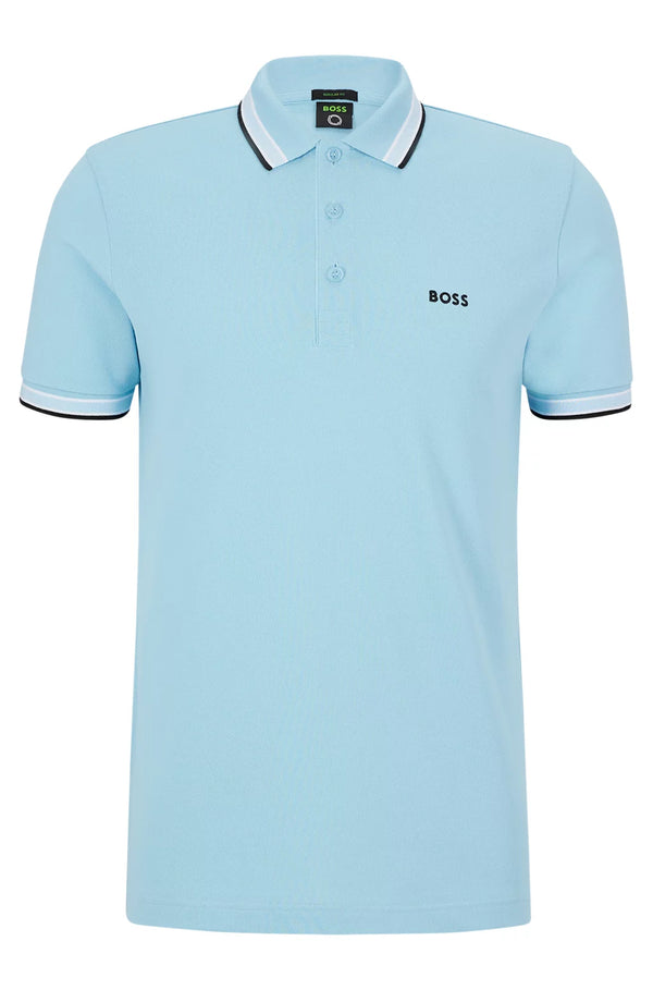 Boss polo t-shirt Paddy lysblå/431