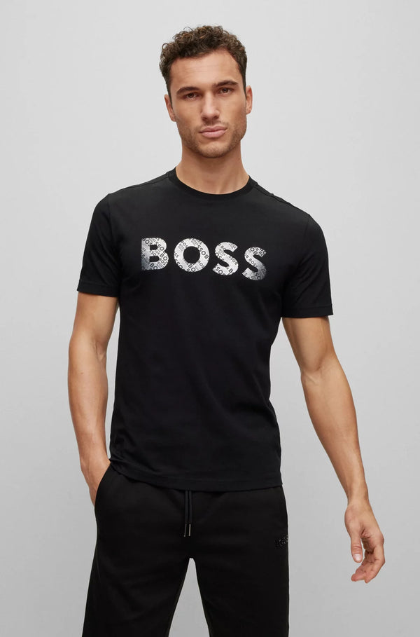 Boss t-shirt Tee 3 50488833 sort/001
