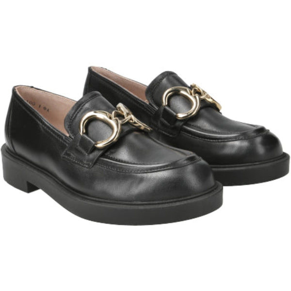 Paul Green Loafers 1008 023 sort m. guld