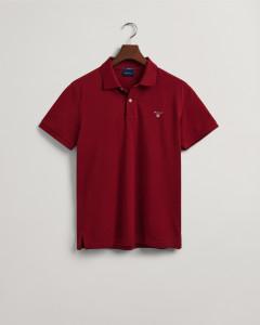 Gant polo t-shirt rugger bordeaux/604